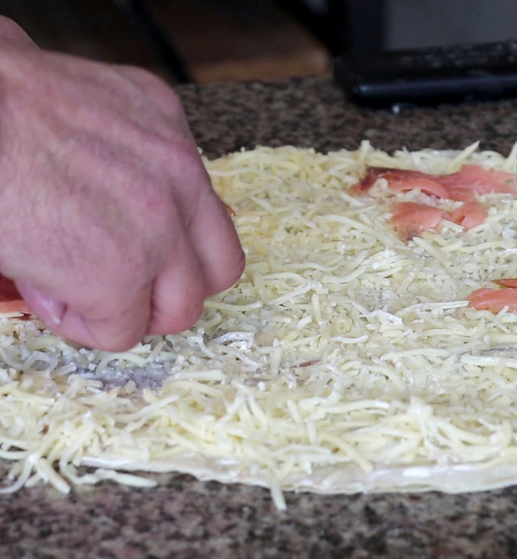 Garnissage Pizza au Tycorn
